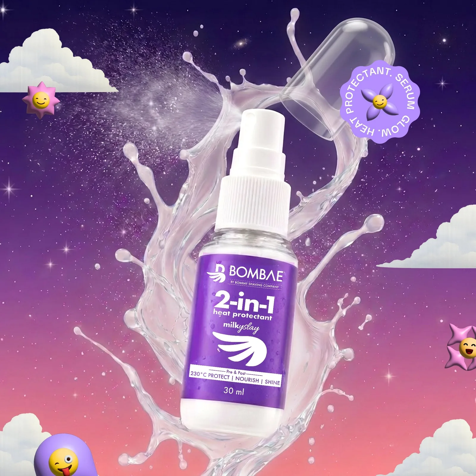 2-in-1 Heat Protectant