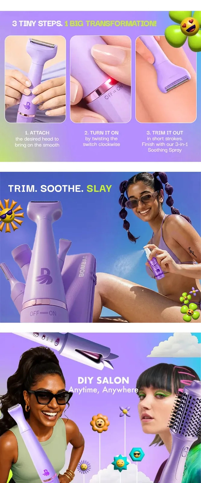 8-in-1 Full Body Trimmer | FuzzOff Pro 👙