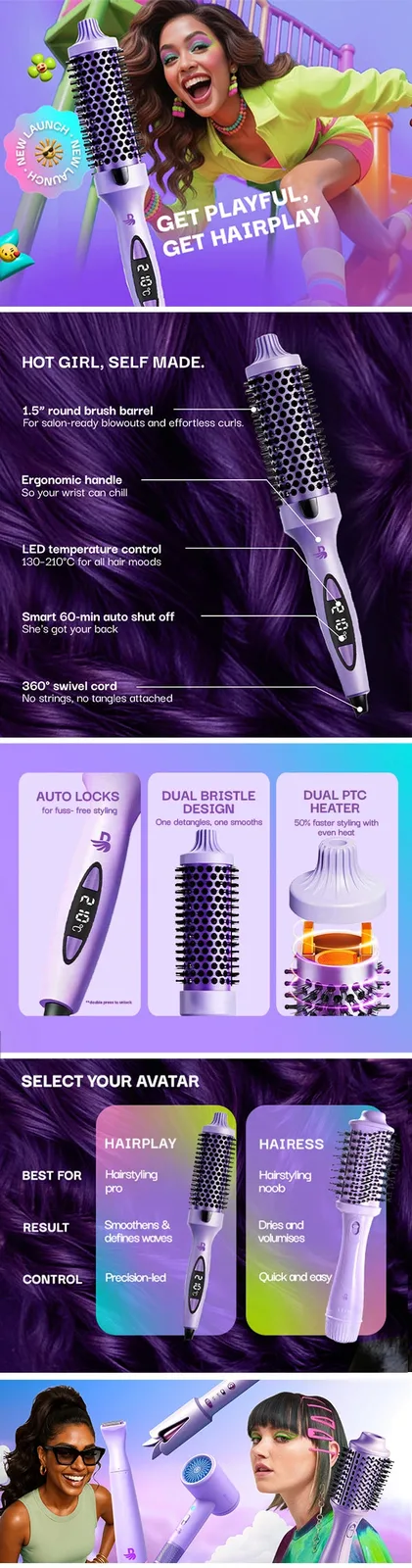 Thermal Blowout Brush | Hairplay